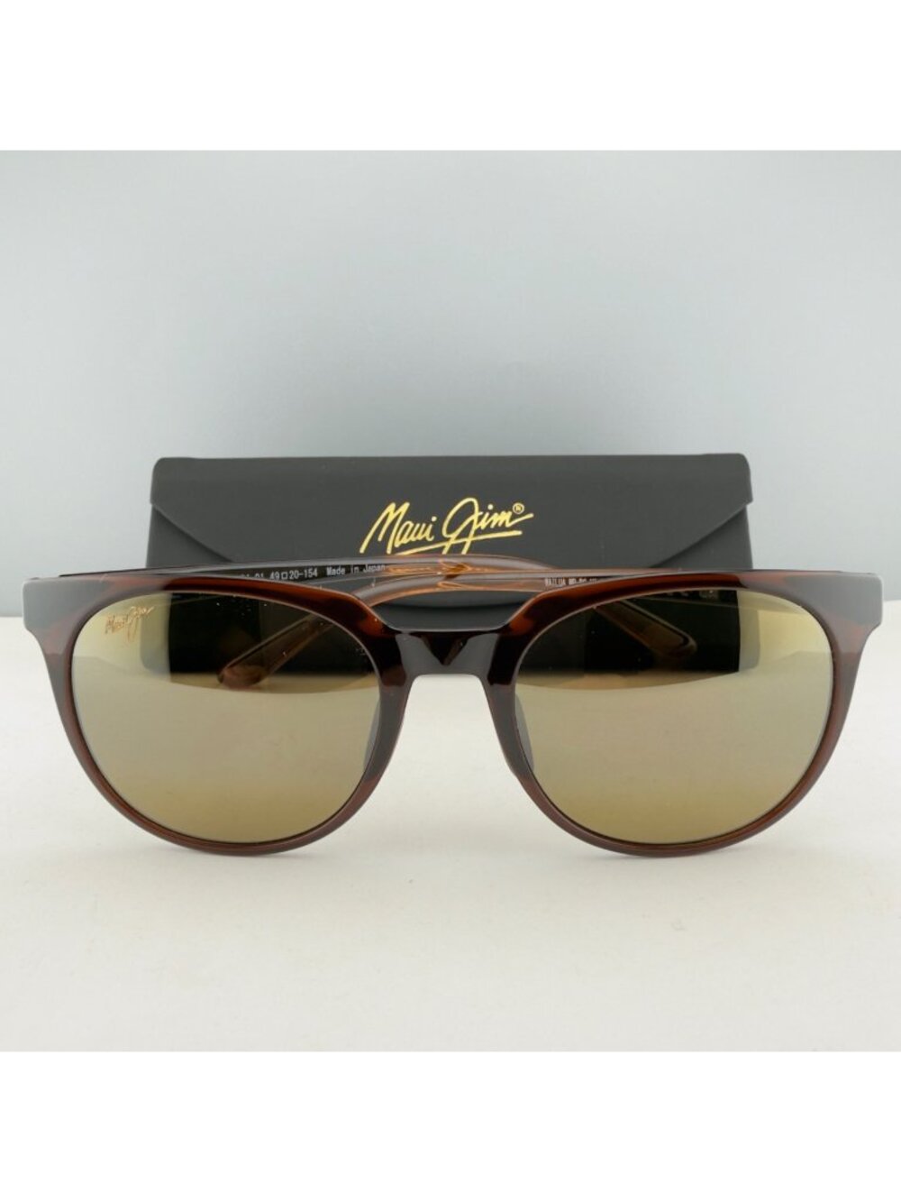 Maui Jim Wailua MJ454 01 Sunglasses Brown 49 20 154 Unisex Lightweight